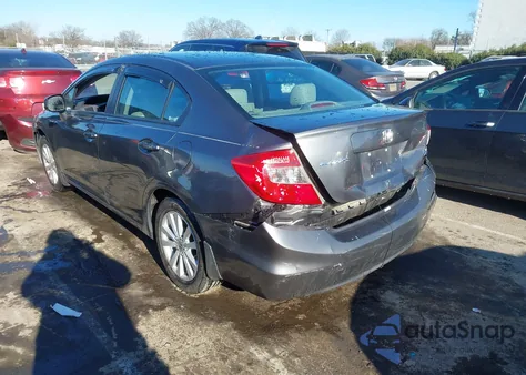 2012 Honda Civic Ex z USA, uszkodzony, nr VIN 19XFB2F81CE076674